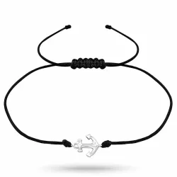 Anker Kinderarmband aus Nylon und Anker aus Silber
