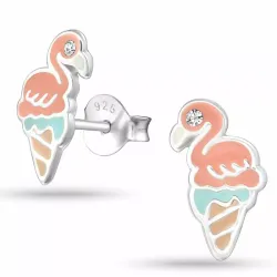 Flamingo Ohrringe in Silber - Little Ones