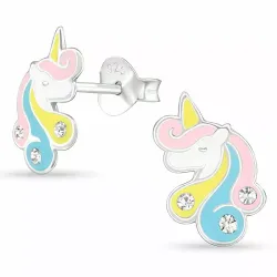 Einhorn Ohrringen für Kinder in Silber - Little Ones