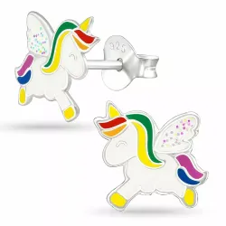 Einhorn Ohrringen für Kinder in Silber - Little Ones