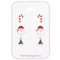 Weihnachten Ohrstecker in Silber - Little Ones