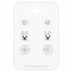 Weihnachten Ohrringe in Silber - Little Ones