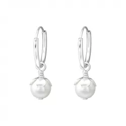 12 mm Perle Kreole in Silber