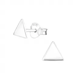 Dreieck Ohrringe in Silber