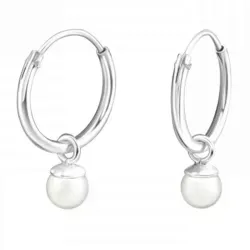 12 mm Perle Kreole in Silber - Little Ones