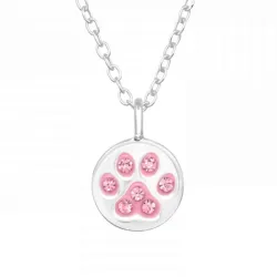 Pfote Bergkristall Halskette mit Anhänger aus Silber - Little Ones