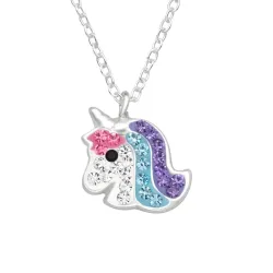 einhorn Halskette aus Silber - Little Ones