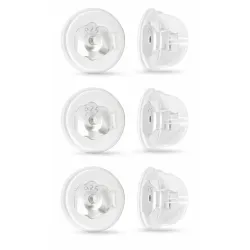 3 Paar Butterflys in Silber