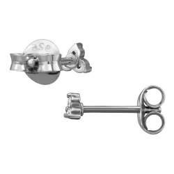 dreieck lab grown Diamant Ohrstecker in Silber mit lab grown Diamant 
