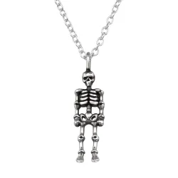 Skelett Halskette aus Silber - Little Ones
