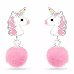 lange Einhorn Ohrringe in Silber - Little Ones