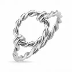 geflochtenes Ring aus Silber