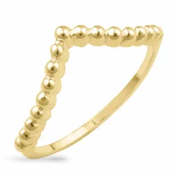 Ring aus vergoldetem Sterlingsilber