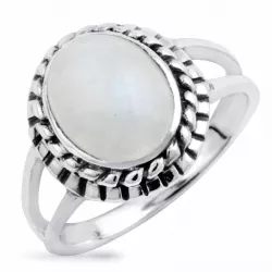 Mondstein Ring aus Silber