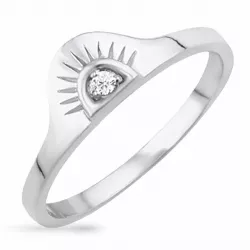 Sonne Zirkon Ring aus Silber