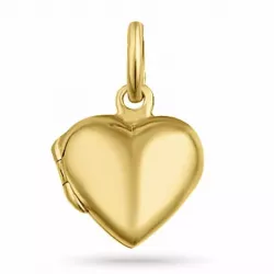 Kollektionsmuster Herz Medaillon aus vergoldetem Sterlingsilber