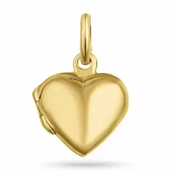 Kollektionsmuster Herz Medaillon aus vergoldetem Sterlingsilber