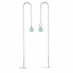 Amazonit ketten ohrringe in Silber - Loom Stones