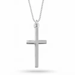 Kreuz Halskette aus Silber und Kreuzanhänger aus Silber