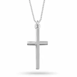 Kollektionsmuster Kreuz Halskette aus Silber und Kreuzanhänger aus Silber