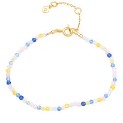 Hultquist Paisley Perle Armband in vergoldetem Sterlingsilber