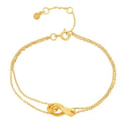 Hultquist Tiril Armband in vergoldetem Sterlingsilber