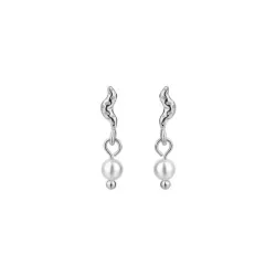 Nava Kai Petite Perle Ohrringe in Silber