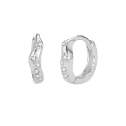 10 mm Nava Ara Kreole in Silber