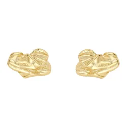 Nava Zola Petite Ohrringe in vergoldetem Sterlingsilber