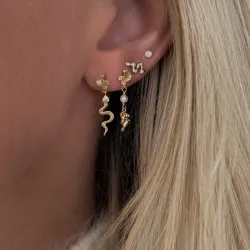 Nava Kaa Ohrringe in vergoldetem Sterlingsilber