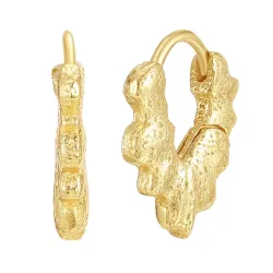 Nava Nagini Kreole in vergoldetem Sterlingsilber