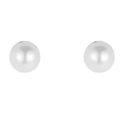 Nava Mira Petite Perle Ohrstecker in Silber