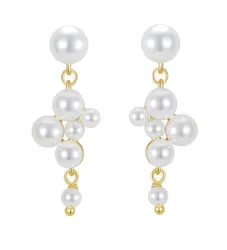 Nava Sabella Ohrringe in vergoldetem Sterlingsilber