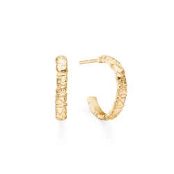 Studio Z Bigger Element Ohrstecker in vergoldetem Sterlingsilber