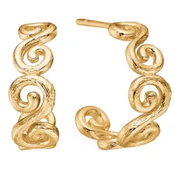 Studio Z Curiosity Ohrstecker in vergoldetem Sterlingsilber