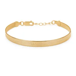 Studio Z Cobra Armband in vergoldetem Sterlingsilber