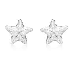 Studio Z Starfish Lustre Ohrstecker in Silber