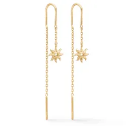 Studio Z Ocean Aura Ohrhänger in vergoldetem Sterlingsilber