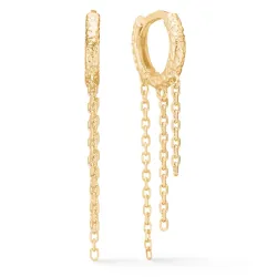 Studio Z Wild Cliff Kreole in vergoldetem Sterlingsilber