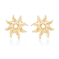 Studio Z Ocean Aura Ohrstecker in vergoldetem Sterlingsilber