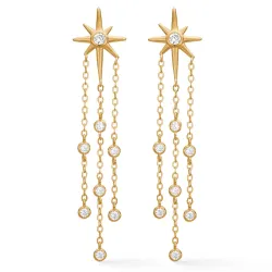 Studio Z Twinkle Ohrringe in vergoldetem Sterlingsilber weißem Zirkon