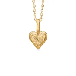 Studio Z Amour Heart Halskette in vergoldetem Sterlingsilber