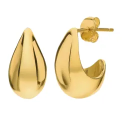 Khaai Studio Luma Ohrringe in vergoldetem Edelstahl