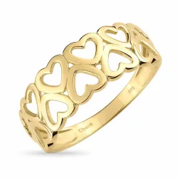 Herz Ring aus 9 Karat Gold - Gold Collection