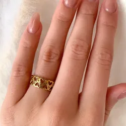 Herz Ring aus 9 Karat Gold - Gold Collection