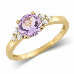 Amethyst Ring aus 9 Karat Gold