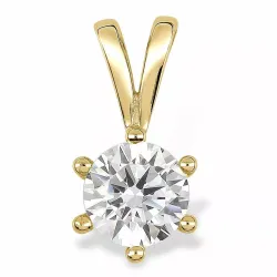 runder Anhänger aus 9 Karat Gold - Gold Collection