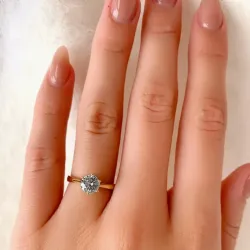 Goldringe: Solitärring aus 9 Karat Gold - Gold Collection