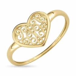 Herz Ring aus 9 Karat Gold - Gold Collection