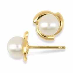 Perle Ohrringe in 9 Karat Gold mit  - Gold Collection